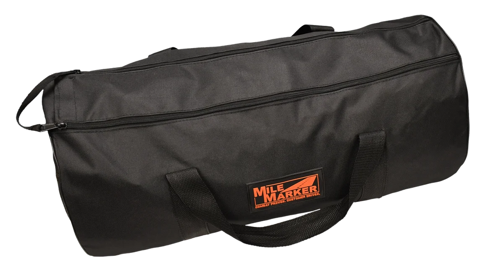 Mile Marker 5/8" x 20 ft Kinetic Rope Kit, Black with Carry Bag - Side View