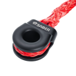 Load image into Gallery viewer, Mile Marker 6061 Aluminium Spliced Winch Thimble  UPDATED DESIGN- Cerakote Black SBR-SWT2CBLK - Side View
