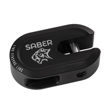 Load image into Gallery viewer, Mile Marker 7075 Alloy Winch Shackle Short - Cerakote Black SBR-AWSSCBLK - Main Product View