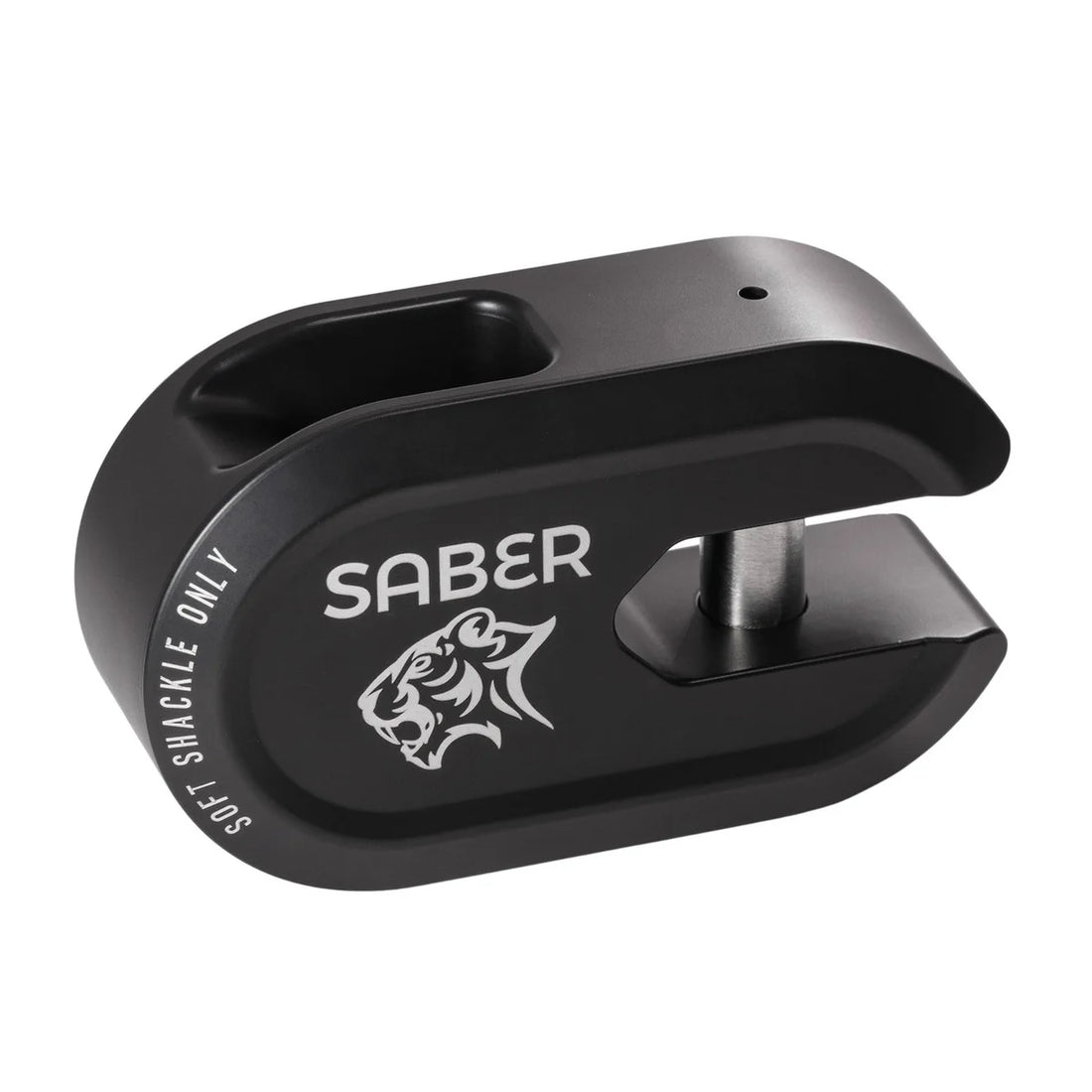 Mile Marker 7075 Alloy Winch Shackle Short - Cerakote Black SBR-AWSSCBLK - Side View