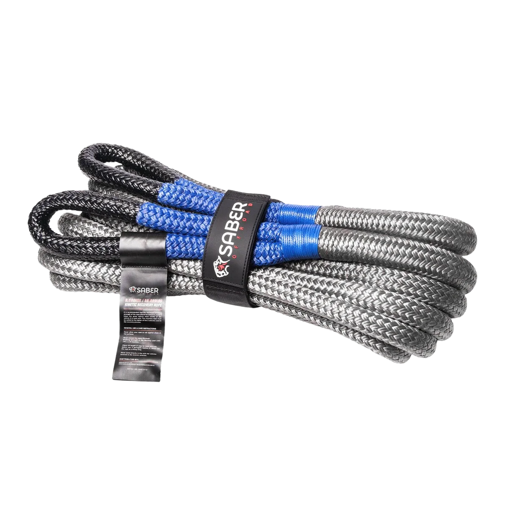 Mile Marker 8,200KG Kinetic Recovery Rope & Bag SBR-8KRR - Side View
