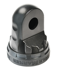 Load image into Gallery viewer, Mile Marker Aluminum Winch Shakle Mount - COVERT BLACK COLOR 60-12100-CB - Mounting View