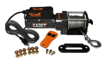 Load image into Gallery viewer, Mile Marker CADET 120V AC SHOP WINCH WITH STEEL CABLE 7612015 - Hardware Included