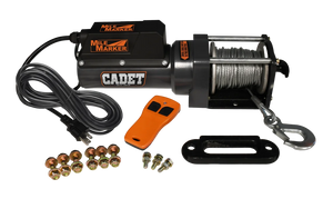 Mile Marker CADET 120V AC SHOP WINCH WITH STEEL CABLE 7612015 - Hardware Included