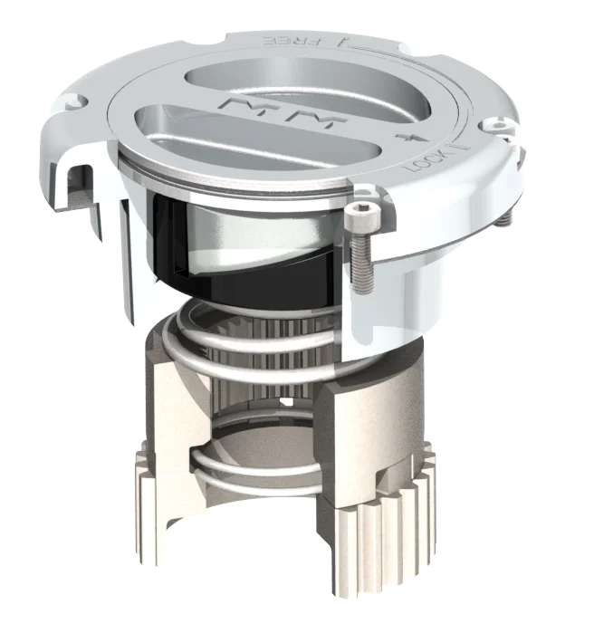 Mile Marker Ford Super Duty 2005+ 35 Spline Set of 2 549 - Side View
