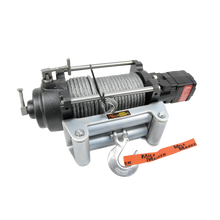 Load image into Gallery viewer, Mile Marker H12000 - 12,000LB 2-SPEED HYDRAULIC WINCH WITH STEEL CABLE 70-52000C - Main Product View