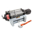Load image into Gallery viewer, Mile Marker H9000 - 9,000LB 2-SPEED HYDRAULIC WINCH WITH STEEL CABLE 70-50080C - Main Product View