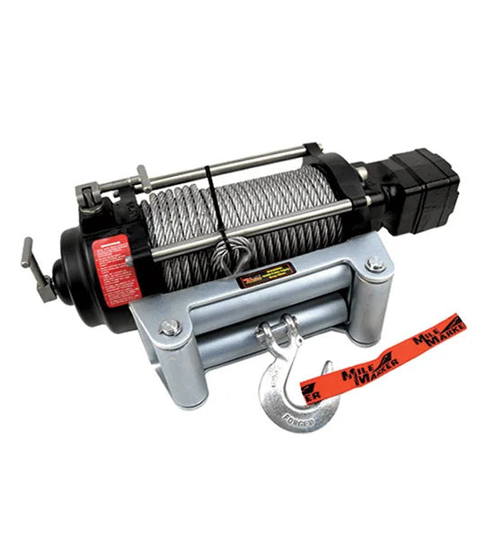 Mile Marker H9000 - 9,000LB 2-SPEED HYDRAULIC WINCH WITH STEEL CABLE 70-50080C - Side View