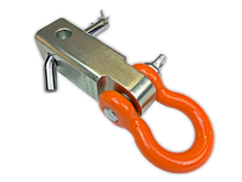 Load image into Gallery viewer, Mile Marker Hitch Receiver with D-Ring and pin 60-65000C - Main Product View