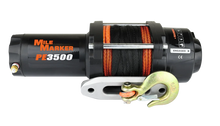 Load image into Gallery viewer, Mile Marker PE3.5 ATV/UTV Winch 3,500 lb. Capacity with Synthetic Rope 77-53112BW - Main Product View