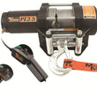 Load image into Gallery viewer, Mile Marker PE3.5 WATERPROOF POWERSPORT WINCH WITH STEEL CABLE 77-50112BW - Main Product View