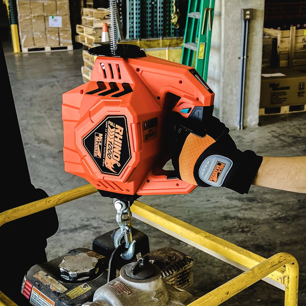 Mile Marker RHINO PULL 1000LB PORTABLE WINCH WITH SYNTHETIC ROPE 71-1000 - Side View
