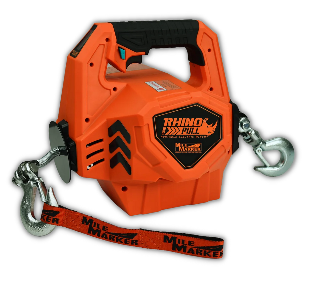 Mile Marker RHINO PULL 1000LB PORTABLE WINCH WITH SYNTHETIC ROPE 71-1000 - Additional View 5