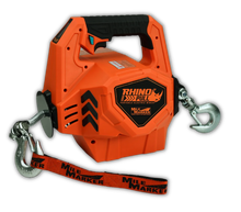 Load image into Gallery viewer, Mile Marker RHINO PULL 1000LB PORTABLE WINCH WITH SYNTHETIC ROPE 71-1000 - Additional View 5