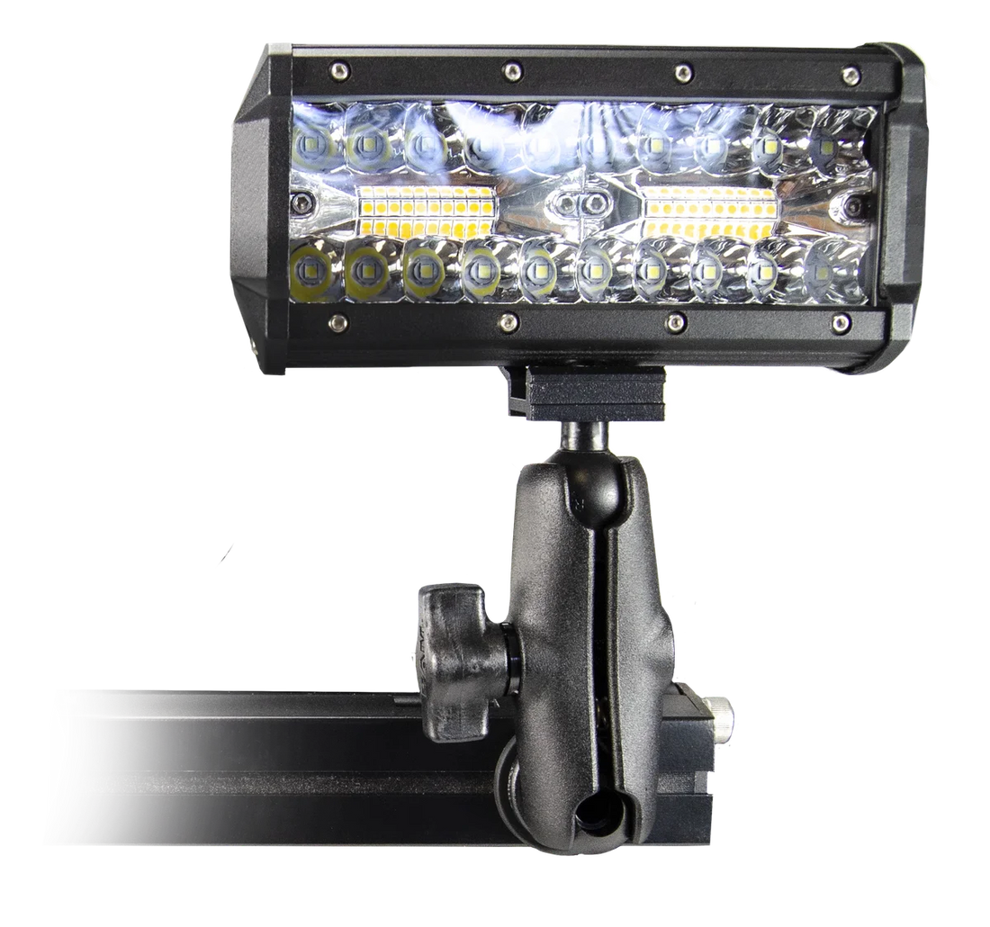 Mile Marker TIE BAR RAM MOUNT FOR MISSION WINCHES 78002 - Installation View