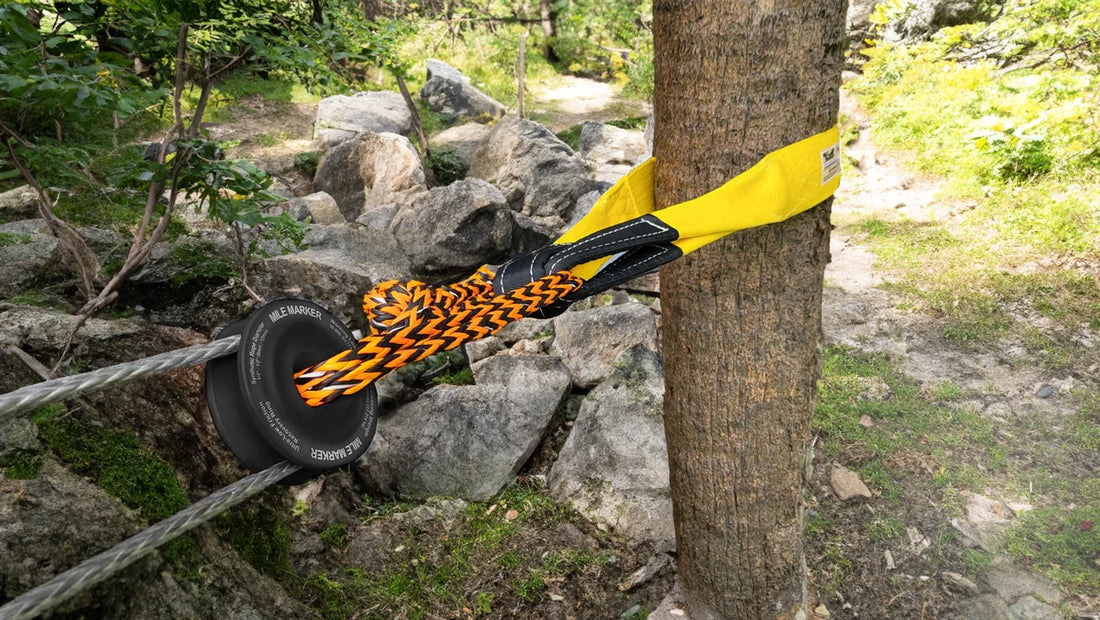 Mile Marker Ultra-Low Friction Recovery Ring - 30K Work Load - 60K Break - 4.23" - Black 60300-CB - Side View
