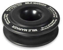 Load image into Gallery viewer, Mile Marker Ultra-Low Friction Recovery Ring - 30K Work Load - 60K Break - 4.23&quot; - Black 60300-CB - Back View