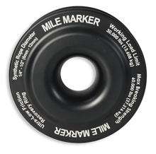 Load image into Gallery viewer, Mile Marker Ultra-Low Friction Recovery Ring - 30K Work Load - 60K Break - 4.23&quot; - Black 60300-CB - Installation View