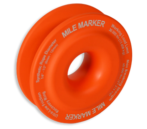 Mile Marker Ultra-Low Friction Recovery Ring - 30K Work Load - 60K Break - 4.23" - Orange 60300-TO - Main Product View