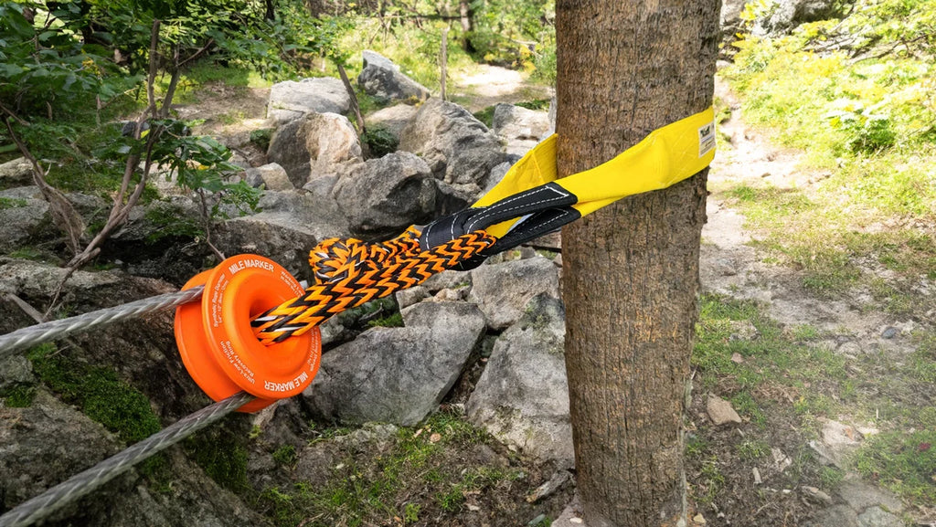 Mile Marker Ultra-Low Friction Recovery Ring - 30K Work Load - 60K Break - 4.23" - Orange 60300-TO - Side View