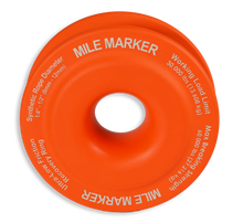 Load image into Gallery viewer, Mile Marker Ultra-Low Friction Recovery Ring - 30K Work Load - 60K Break - 4.23&quot; - Orange 60300-TO - Back View