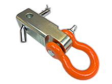 Load image into Gallery viewer, Mile Marker Steel Hitch Receiver with D-Ring.png