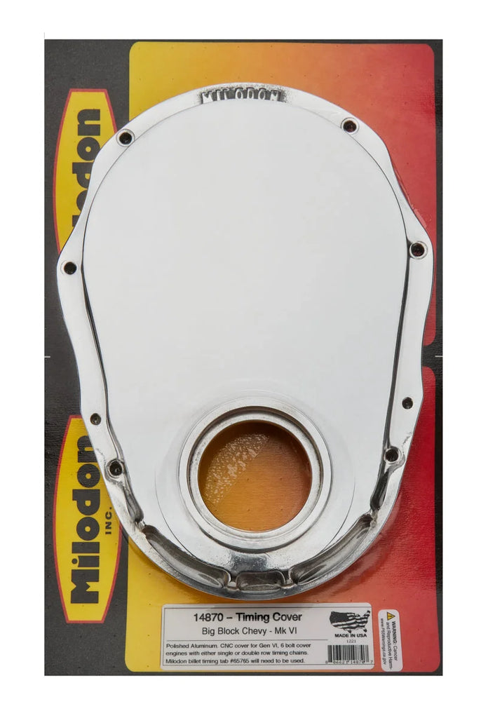 Milodon BBC Gen-6 Timing Cover Polished 14870