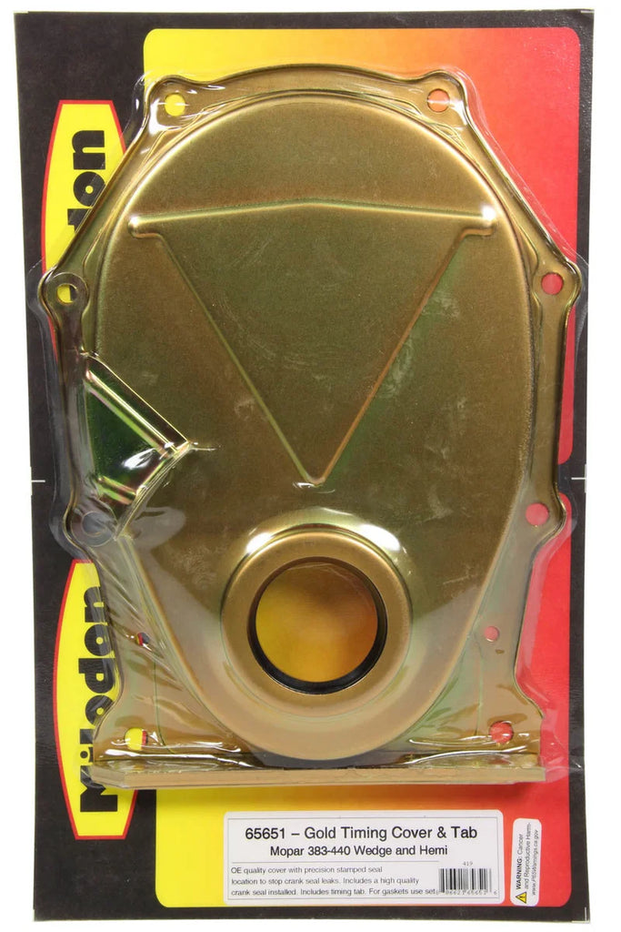 Milodon BBM Timing Cover - Gold 65651