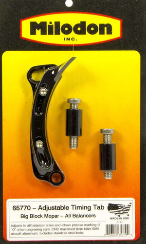 Milodon BBM Timing Pointer - All 6-8in Balancers 65770