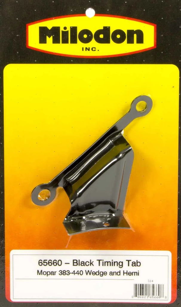 Milodon BBM Timing Tab - Black 65660