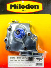 Load image into Gallery viewer, Milodon Billet Oil Pump Cover &amp; Filter Boss - Wedge 21215