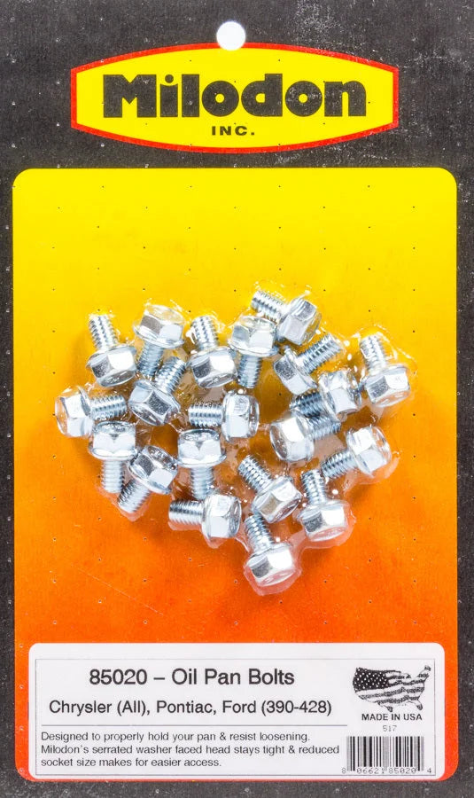Milodon Oil Pan Bolt Kit BBM 85020