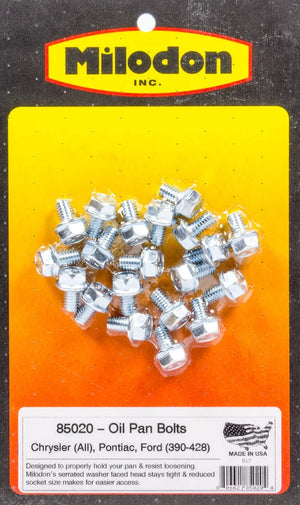 Milodon Oil Pan Bolt Kit BBM 85020