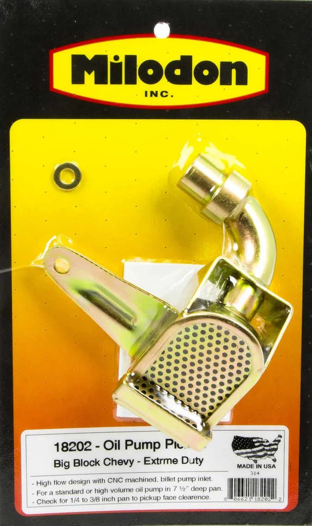 Milodon Oil Pump Pick-Up - BBC Extreme Duty 18202