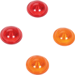 Load image into Gallery viewer, Mini-Bullet Lens Kit - Amber/Red DragSpecialties 20-6592-A/R - Main Product View