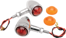 Load image into Gallery viewer, Mini-Bullet Light Kit - Amber/Red DragSpecialties 20-65921 - Main Product View