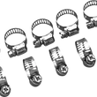 Load image into Gallery viewer, Mini Clamp - Stainless Steel - 10-Pack DragSpecialties 2152 - Side View