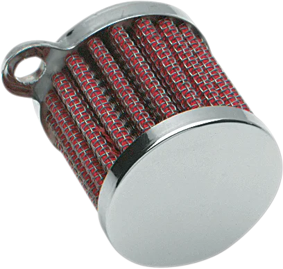 Mini Crankcase Vent Filter DragSpecialties 35-0322BC-114 - Side View