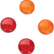 Load image into Gallery viewer, Mini-Duece Lens Kit - Amber/Red DragSpecialties 20-6390-A/R - Main Product View