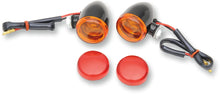 Load image into Gallery viewer, Mini-Duece Marker Light Kit - Amber/Red DragSpecialties 20-6390BA/RH - Main Product View