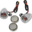 Load image into Gallery viewer, Mini-Duece Marker Light Kit - Amber/Red DragSpecialties 20-6390BA/RH - Side View