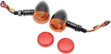 Load image into Gallery viewer, Mini-Duece Marker Light Kit - Amber/Red DragSpecialties 20-6390BA/RI - Main Product View