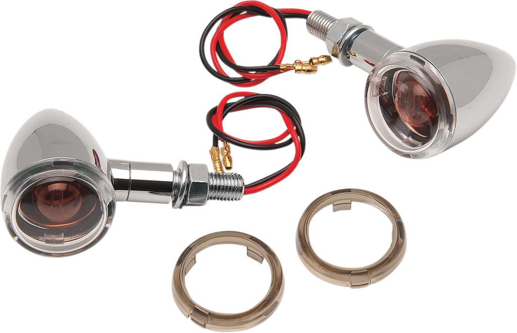Mini-Duece Marker Light Kit - Clear/Smoke DragSpecialties 20-6390C/M1 - Main Product View