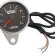 Load image into Gallery viewer, Mini Electronic Tachometer - Polished - Backlit LED Black Face - 2.4" DragSpecialties 21-6894DS - Main Product View
