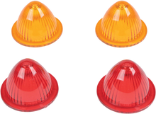 Load image into Gallery viewer, Mini Retro-Style Lens Kit - Amber/Red DragSpecialties 20-6053SB-A/R - Main Product View