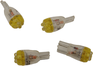 Mini Wedge LED Bulbs - Amber DragSpecialties T10-4LEDA-HC - Main Product View