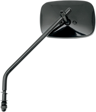 Load image into Gallery viewer, Mirror - Die-Cast - Side View - Long - Black - Left/Right DragSpecialties 302110BLK - Side View