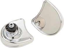 Load image into Gallery viewer, Mirror - Side View without Blind Spot - Half-Moon - Chrome DragSpecialties 77302 - Detail View