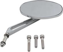 Load image into Gallery viewer, Mirror - Stealth I - Side View - Oval - Chrome DragSpecialties 302150-BC3N-BX2 - Main Product View