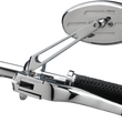 Load image into Gallery viewer, Mirror - Stealth I - Side View - Oval - Chrome DragSpecialties 302150-BC3N-BX2 - Side View